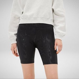 American Eagle Bike Short Shine Snake Print